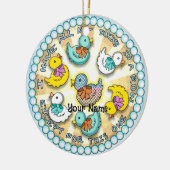 Enten in einer Rowente Keramik Ornament (Links)