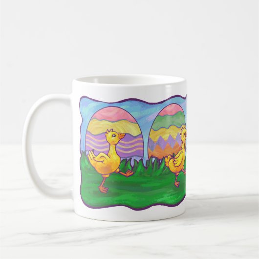 Enten in einer Tasse aus Ostern (Links)
