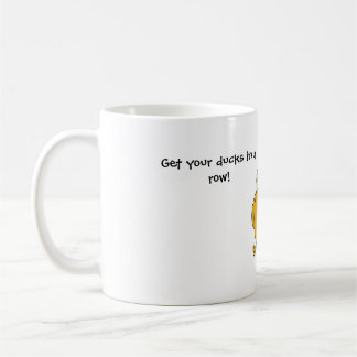 Enten in Folge Kaffeetasse