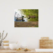 "Enten in Liebe" Poster (Küche)