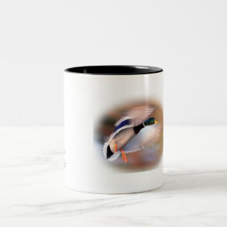 Enten-Jagd Drakestockenten-Kaffeetasse Zweifarbige Tasse