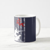 Enten-Jagd Kaffeetasse (VorderseiteRechts)