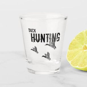 Enten-Jagd-Stockente draußen tragen Hobby zur Schnapsglas