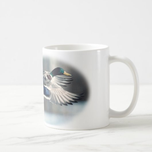 Enten-Jagdstockenten-Kaffeetasse Kaffeetasse (Rechts)