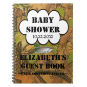 Enten-Jäger-BabypartyGuestbook Notizblock (Vorderseite)