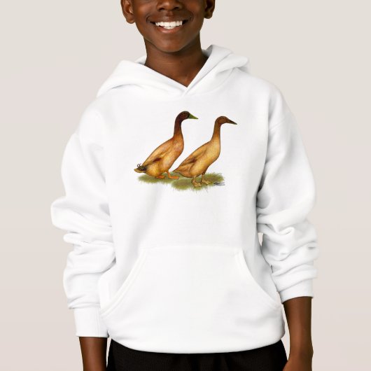 Enten: Kakifarbiger Campbell Hoodie (Vorderseite)