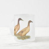 Enten:  Kakifarbiger Campbell Mattglastasse (Vorderseite Links)