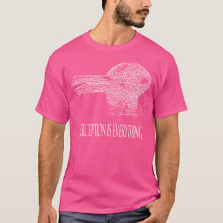 Enten-Kanichen-Optische-Täuschung-Wahrnehmung Ist  T-Shirt