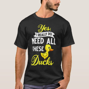 Enten-Kautschuk-Enten-Bauer Tier Bird 3 T-Shirt