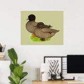 Enten: Khaki ruft Poster (Heimbüro)