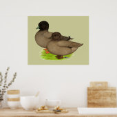Enten: Khaki ruft Poster (Küche)