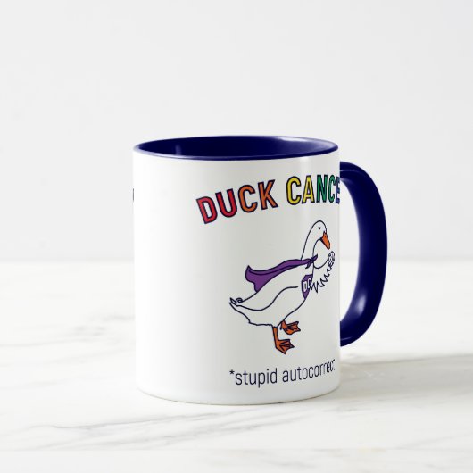 Enten-Krebs Tasse (VorderseiteRechts)