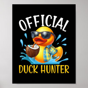 Enten-Kreuzfahrtschiff-Hemd Lustige Gummiente-Jagd Poster