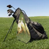 Enten, lebend, Wiese, Tier, Bauernhof, Landleben,  Golfhandtuch (Gras)