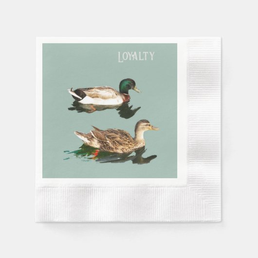 Enten. Loyalität Serviette (Vorderseite)