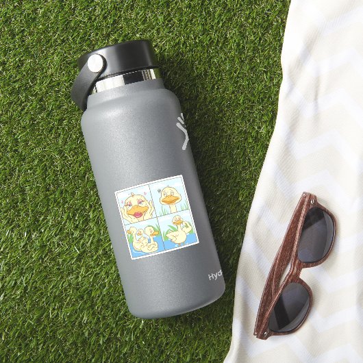 Enten machen Niedliche Dinge : LIEBE Aufkleber (HydroFlask Insitu)