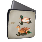 Enten mallards. Loyalität Laptopschutzhülle (Vorne Rechts)