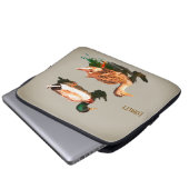 Enten mallards. Loyalität Laptopschutzhülle (Vorne Knopf)