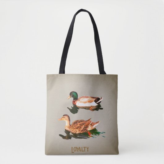 Enten mallards. Loyalität Tasche (Vorderseite)