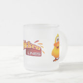 Enten-mattierte GlasTasse Mattglastasse (VorderseiteRechts)