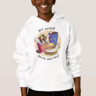 Enten-Menü-Party Hoodie