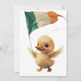 Enten mit irischer Flagge Einladung