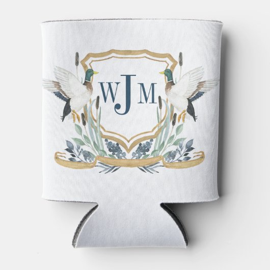Enten-Monogramm-Kühler Dosenkühler (Vorderseite)
