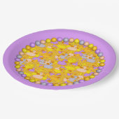 Enten-n-Dots-Stil-1-PAPIERPLATE 1 Pappteller (Schrägansicht)