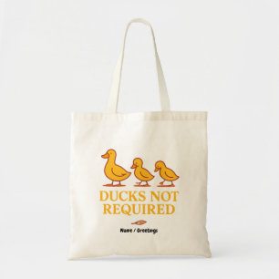 Enten nicht erforderlich Lustige minimalistische Tragetasche