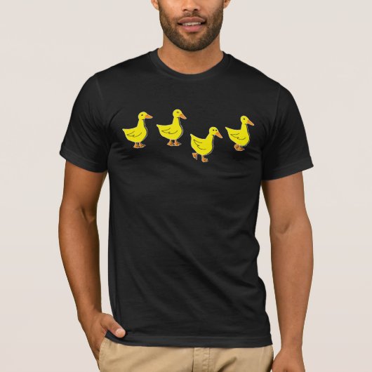 Enten nicht in einer Reihe T-Shirt (Vorderseite)
