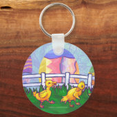 Enten Ostereier Jagd Schlüsselkette Schlüsselanhänger (Vorderseite)