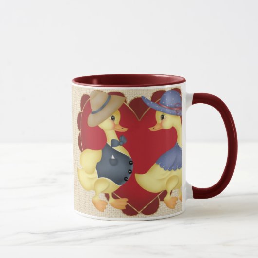 Enten-Paare Tasse (Rechts)