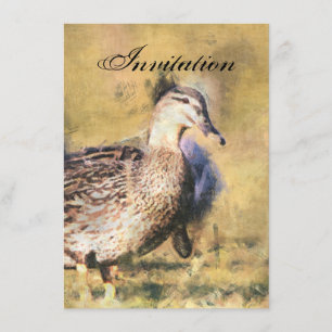 Enten-Party-Mitteilungs-Einladung Einladung