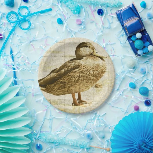Enten-Platte Pappteller (Party)
