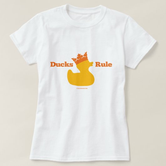 Enten-Regel (Girlie) T-Shirt (Design vorne)