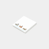 Enten-Reihe Haftnotizblock Post-it Klebezettel (angewinkelt)