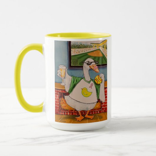 Enten-Reminiszenz Tasse (Links)