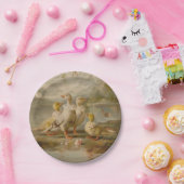 Enten - Rundpapier-Teller Pappteller (Party)
