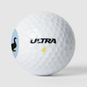 Enten: Schwarze Cayugas Golfball (Logo)