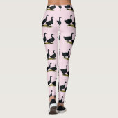 Enten: Schwarze Cayugas Leggings (Rückseite)