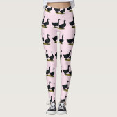 Enten: Schwarze Cayugas Leggings (Vorderseite)