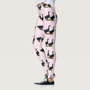 Enten: Schwarze Cayugas Leggings