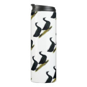 Enten: Schwarze Cayugas Thermosbecher (Nach rechts gedreht)