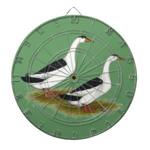 Enten: Schwarze Magpies Dartscheibe