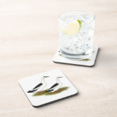 Enten: Schwarze Magpies Untersetzer (Rechte Seite)