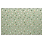 Enten & Seerosenblätter auf Hellgrün Stoff (Fat Quarter (45,7 x 55,9 cm))