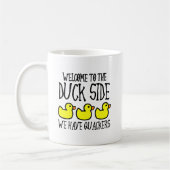Enten-Seitencracker-lustige Tasse (Links)