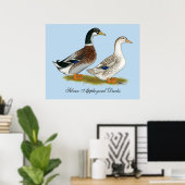 Enten: Silbergarten Poster (Heimbüro)
