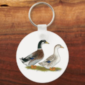 Enten: Silbergarten Schlüsselanhänger (Vorderseite)