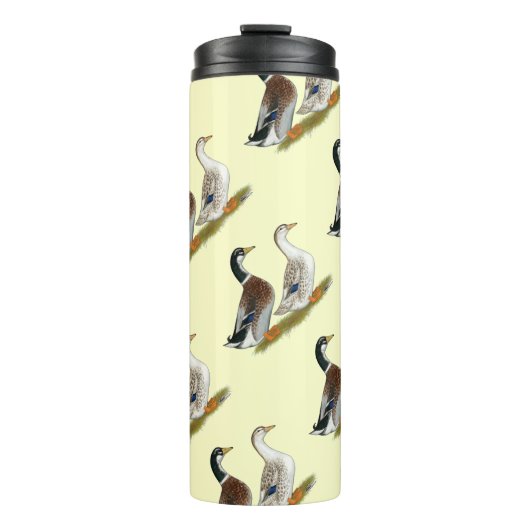 Enten: Silbergarten Thermosbecher (Vorderseite)